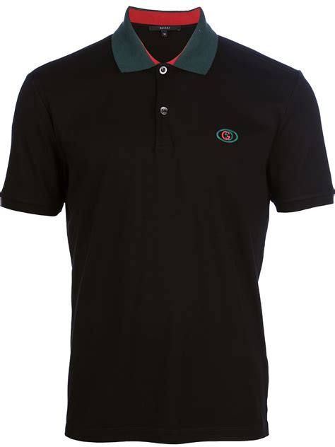 polo gucci nera arancione|gucci polo shirts for men.